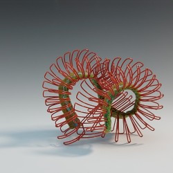Office millipede - mixed media sculpture