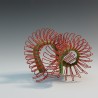 Office millipede - mixed media sculpture
