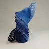 Spiral Slide Vessel - felt & freehand machine embroidery