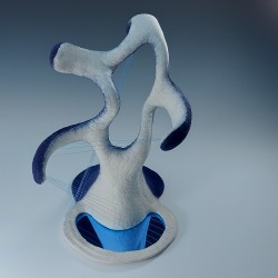 Rain Dance - mixed media sculpture