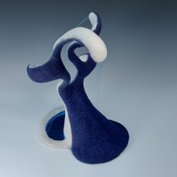 Rain Dance - mixed media sculpture