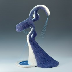 Rain Dance - mixed media sculpture