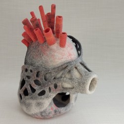 Breaking Free – Wet‑Felted Wool Sculpture on Identity & Strength