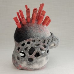 Breaking Free – Wet‑Felted Wool Sculpture on Identity & Strength