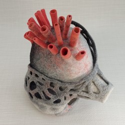 Breaking Free – Wet‑Felted Wool Sculpture on Identity & Strength