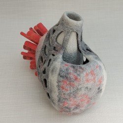 Breaking Free – Wet‑Felted Wool Sculpture on Identity & Strength