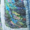 Ocean Tri‑Whirl – Wet Felted Wool & Silk Sculpture