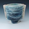 Iron and Water – Wet‑Felted Sculptural Vessel