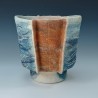 Iron and Water – Wet‑Felted Sculptural Vessel