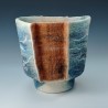 Iron and Water – Wet‑Felted Sculptural Vessel