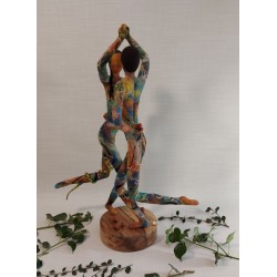 Dancing in the Garden of Eden - mixed media sculpture