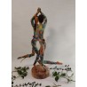 Dancing in the Garden of Eden - mixed media sculpture