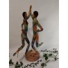 Dancing in the Garden of Eden - mixed media sculpture