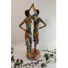 Dancing in the Garden of Eden - mixed media sculpture