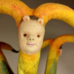 Tug of War - Mixed media sculpture