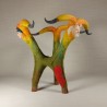 Tug of War - Mixed media sculpture