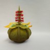 Cucurbita Citrina – Bottlebrush Gourd  - Fibre Sculpture